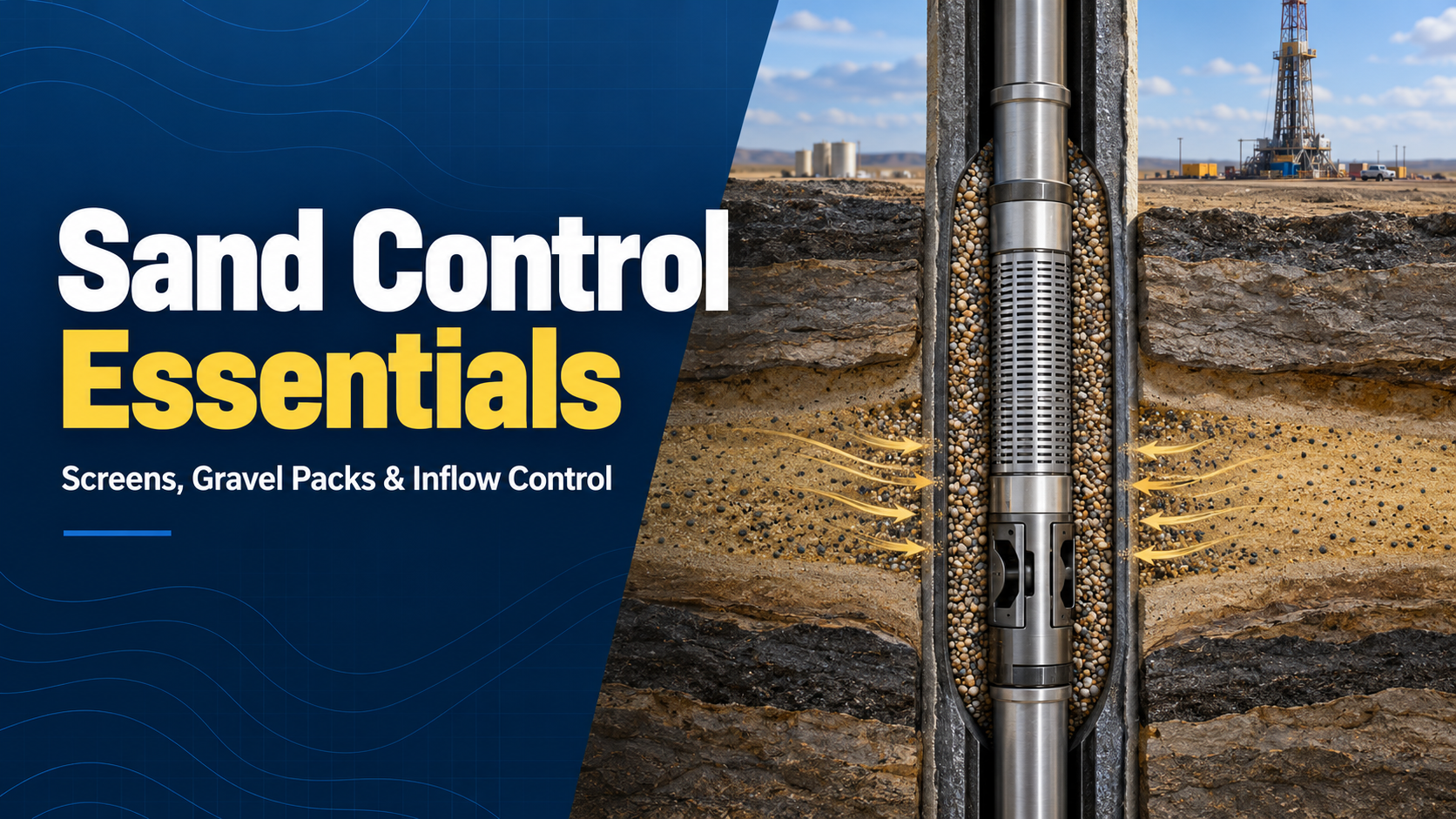 Sand Control Essentials: Screens, Gravel Packs & Inflow Control