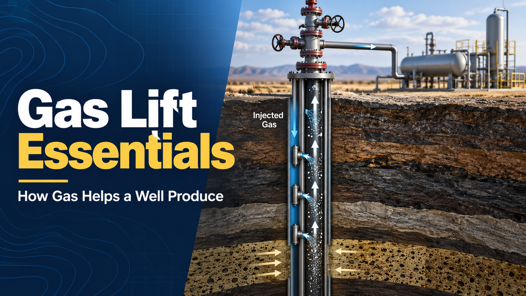 Gas Lift Essentials: How Gas Helps a Well Produce