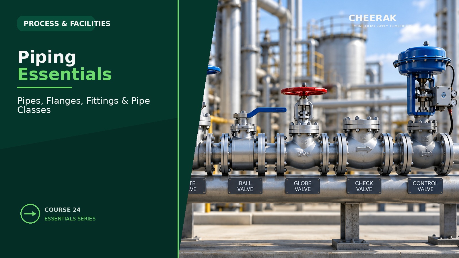 Piping Essentials: Pipes, Flanges, Fittings & Pipe Classes