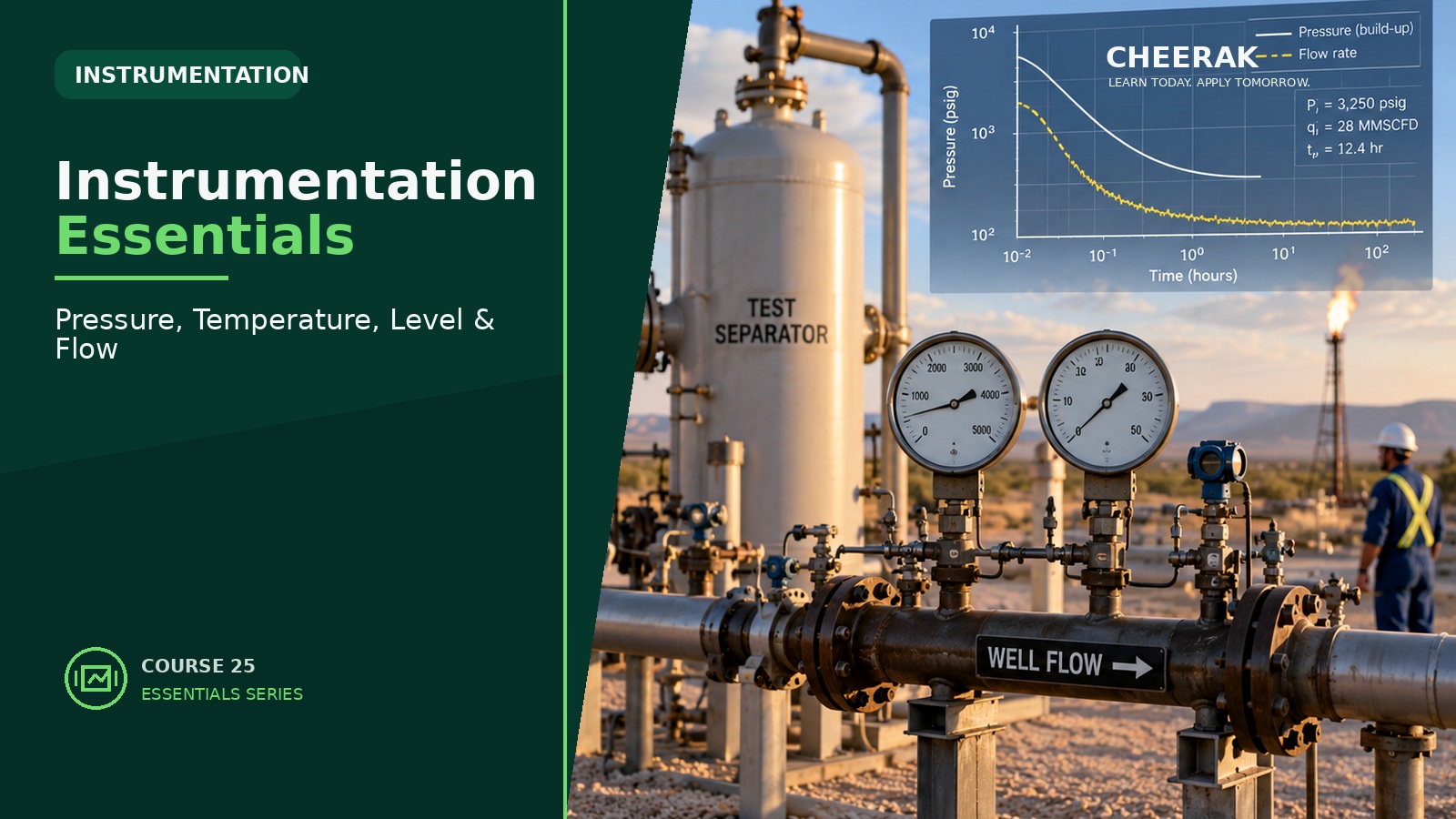 Instrumentation Essentials: Pressure, Temperature, Level & Flow