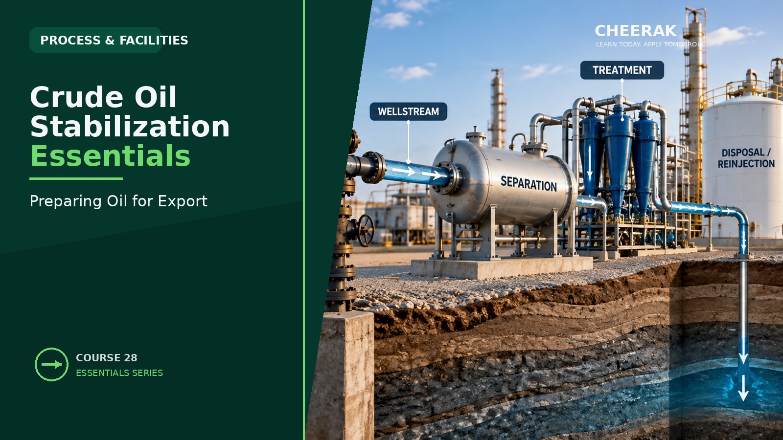 Crude Oil Stabilization Essentials: Preparing Oil for Export
