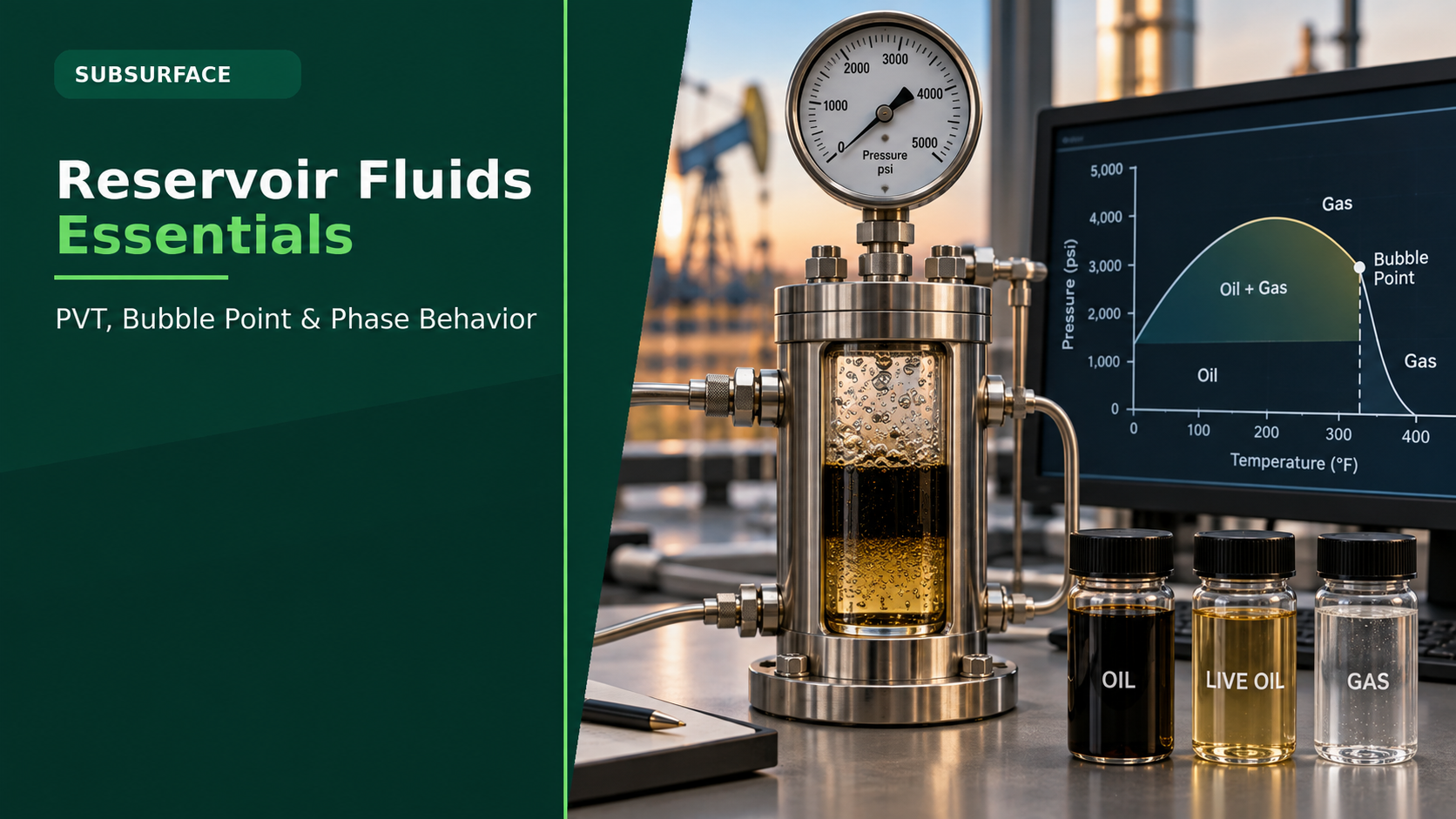 Reservoir Fluids Essentials: PVT, Bubble Point & Phase Behavior