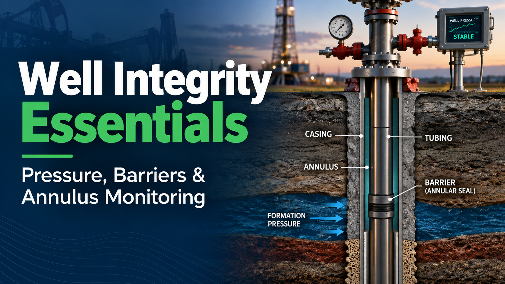 Well Integrity Essentials: Pressure, Barriers & Annulus Monitoring