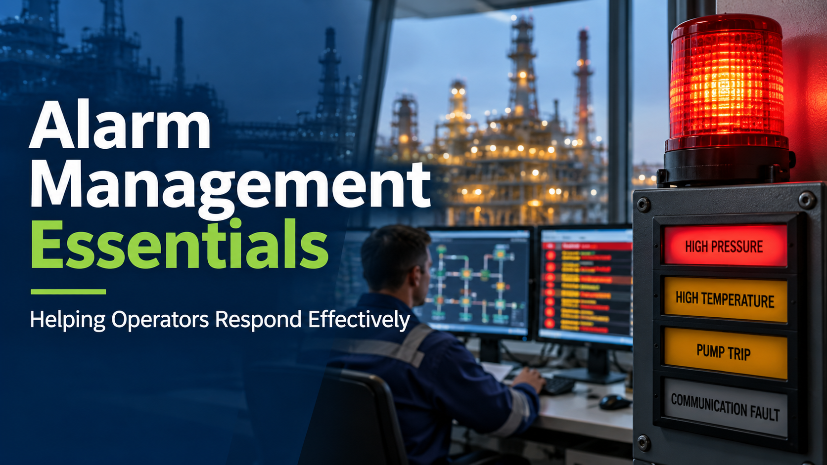 Alarm Management Essentials: Helping Operators Respond Effectively